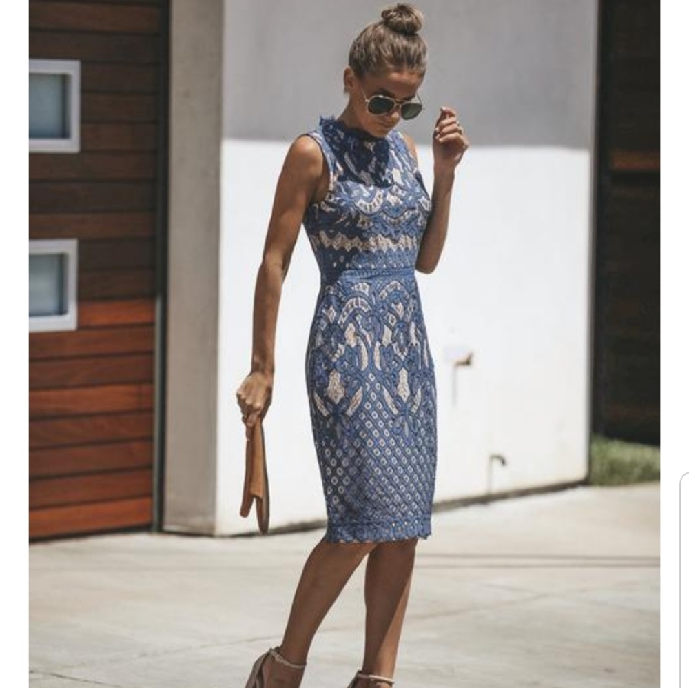 Lace pencil dress NWOT